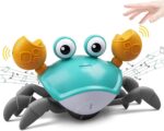 Rechargeable Crawling Musical Crab Toy