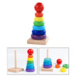 🎨 RAINBOW TOWER TOY – বাচ্চাদের জন্য রঙিন খেলা! 🌈 - Image 3