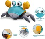 Rechargeable Crawling Musical Crab Toy - Image 2