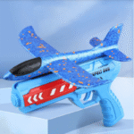 Indoor Outdoor Foam Glider Catapult Gun Plane Toy for Girls Boys - Image 2