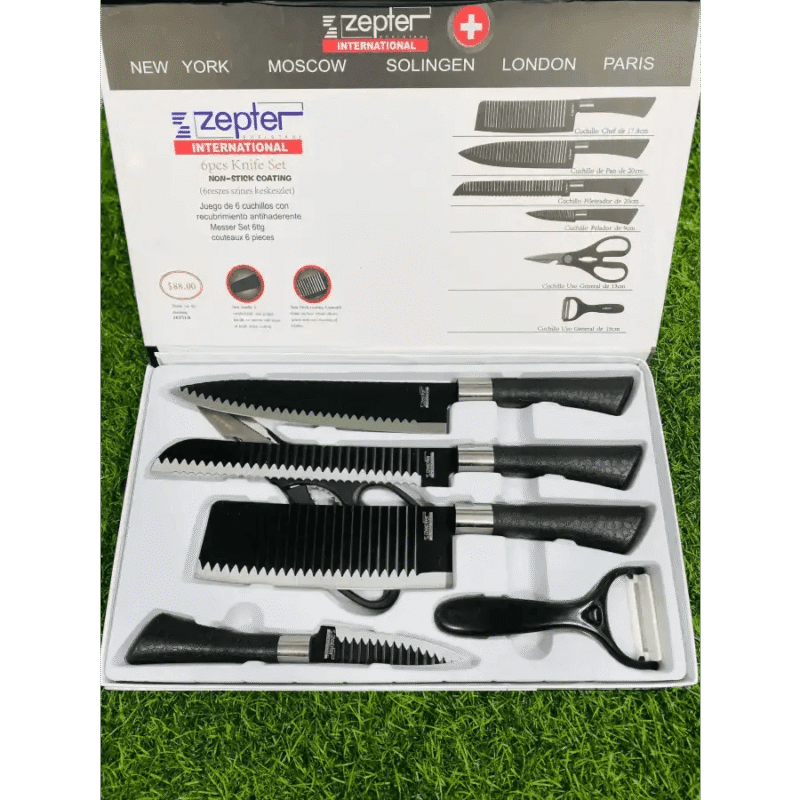Zepter 6 pcs knife set update model